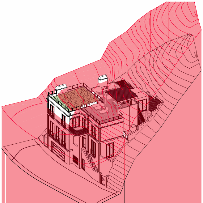 Existing structure exceeding allowable hieght limits. Grandfathered Conditions.