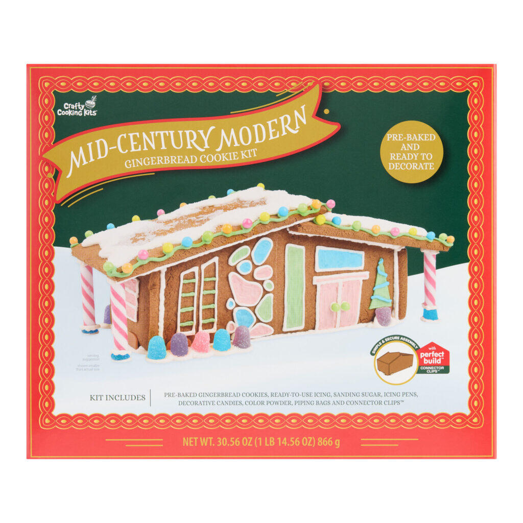 11-World Market – Woodland Mid-Century Modern Gingerbread House