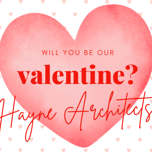 Valentines Day Card from Hayne Architects.